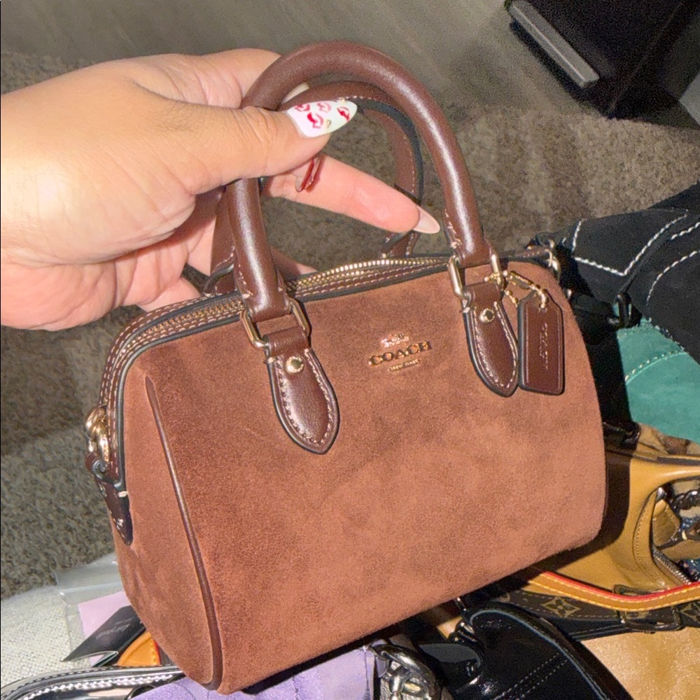 Coach Brown Mini Rowan bag